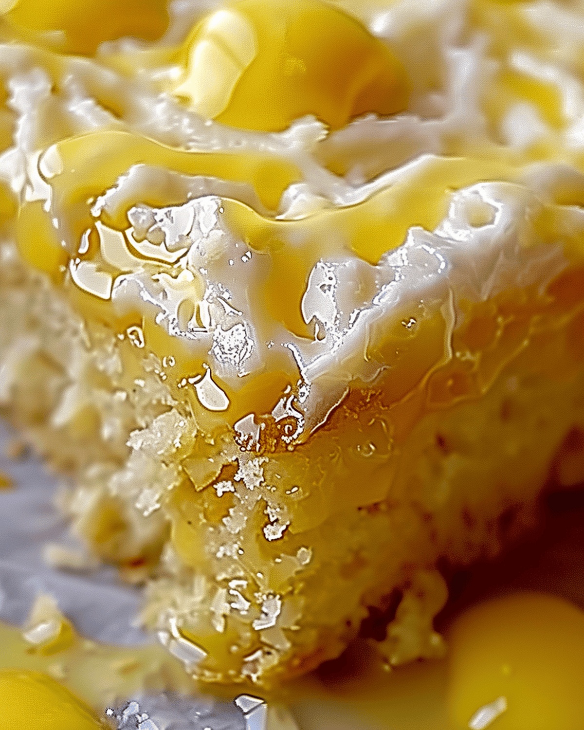 Poke Cake Technique: Zesty Lemon Curd Cake with Cream Cheese Frosting